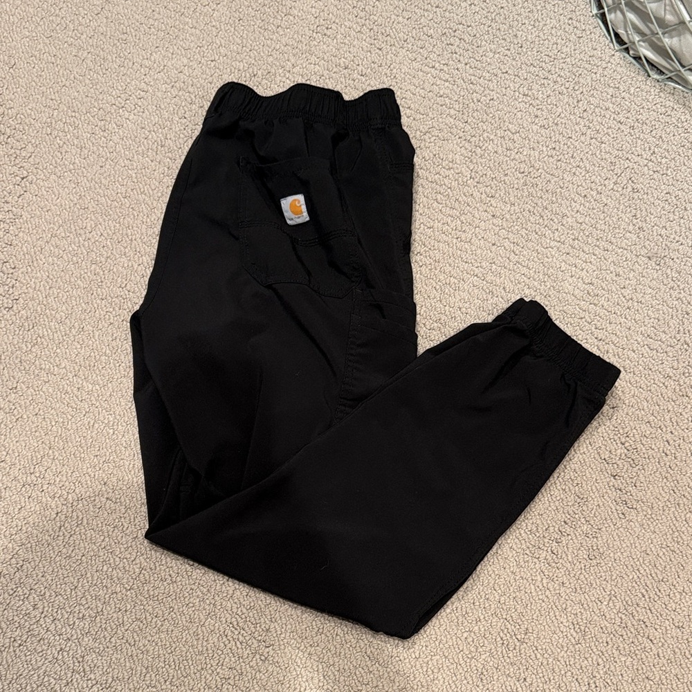 Carhartt Black Scrub Jogger Pants